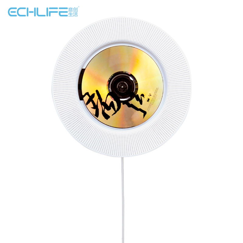 Wall-mounted CD player Wall Hanging Mounted Hifi CDS Music Player Antenatal Training Wall Cd Player + Fm Radio +USB Bluetooth