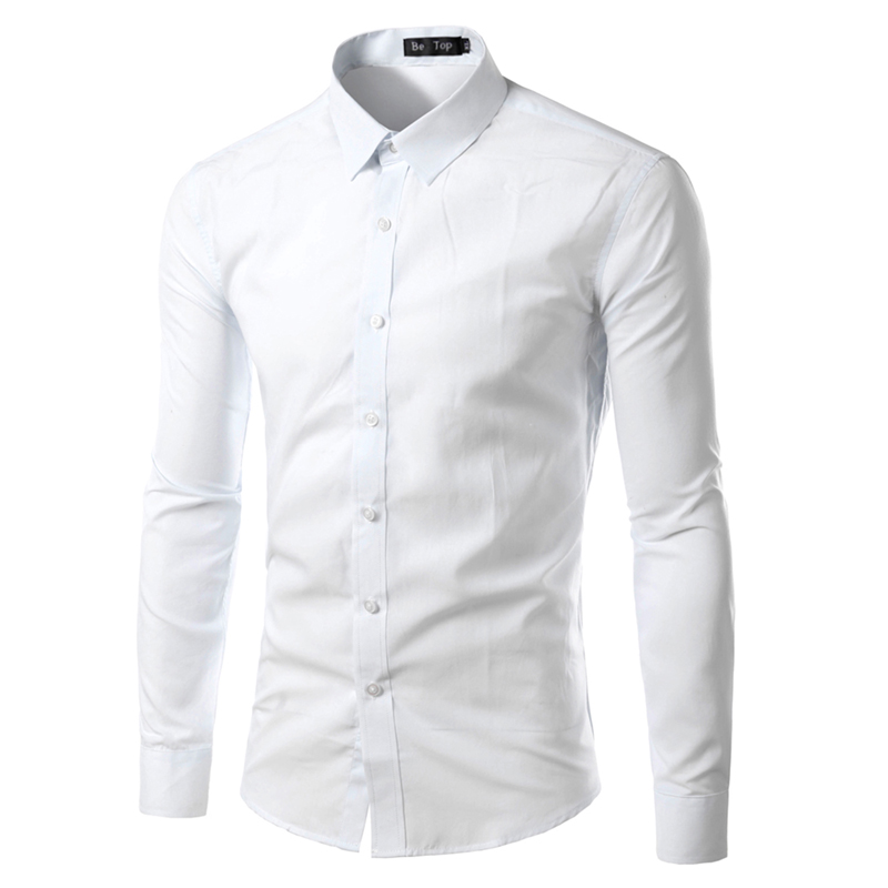 2015 Mens Slim fit Unique neckline stylish Dress long Sleeve Shirts Mens dress shirts 17colors ,size