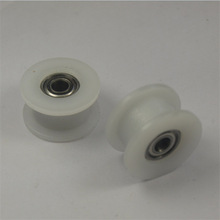 3D printer accessories 10 pcs *smooth TIMING BELT IDLER PULLEY+BEARING delrin POM H wheel 3/4/5 mm bore REPRAP DIY PRUSA