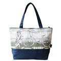 2016 New Fashion Ladies Tote Fresh And Preppy Style Cartoon Print Hand Bag Women Designer Contrast
