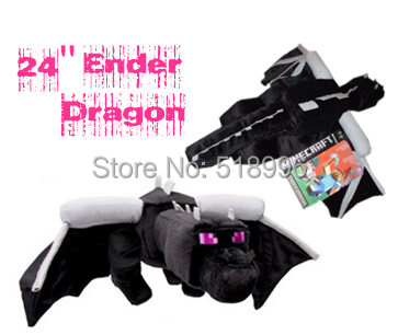 minecraft deluxe ender dragon plush