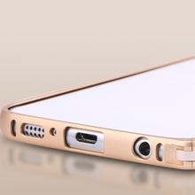 S6 Gold Luxury Aluminum Metal Frame Case For Samsung Galaxy S6 G9200 Slim Light Cool Shockproof