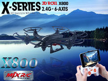 Free Shipping Black MJX X800 FPV 6axis Gyro 2 4G RC Quadcopter font b Drone b