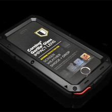 RJ case For iPhone5 Waterproof shock dirt proof Phone case For Apple iPhone 5G 5 5S Aluminum cover Cases Phone housing