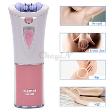 New Women Epilator Electric Hair Removal Female Body Face Depilatory Personal Care Lady Epilator Machine Battery Power EEBT11P