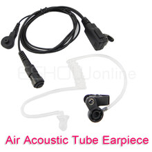 Covert Acoustic Air Tube Earpiece Headset for Yaesu VX 8R Walkie talkie ham transceiver interphone C0027A