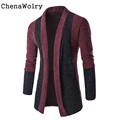 2016 New Fashion Stylish Mens Cardigan Autumn Winter Knitted Cardigan Jacket Slim Long Sleeve Casual Luxury