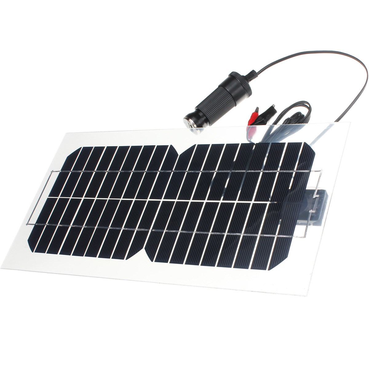 universal 5.5W 18V Semi-Flexible Transparent Monocrystalline Silicon Solar Panel Solar Cell Sun Engergy Power+2 Clip+USB Charger universal 5.5W 18V Semi-Flexible Transparent Monocrystalline Silicon Solar Panel Solar Cell Sun Engergy Power+2 Clip+USB Charger