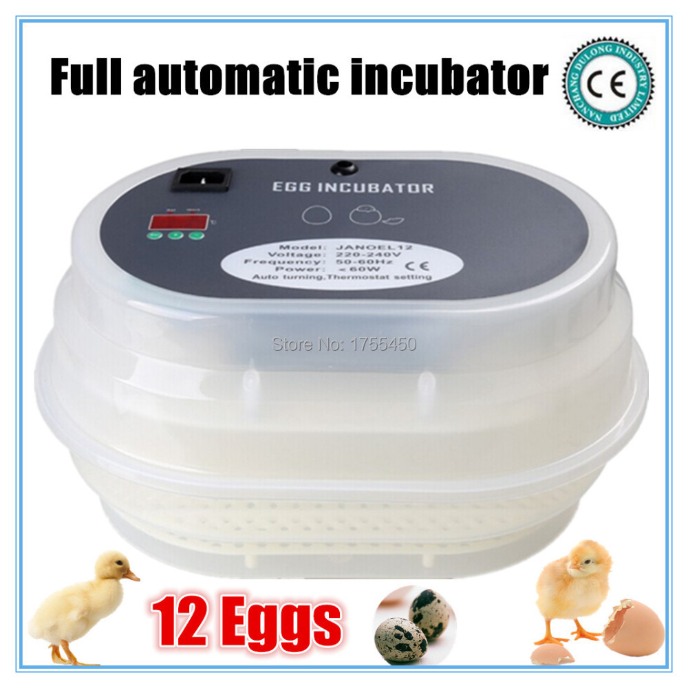  full automatic poultry duck goose bird quali chicken egg incubator