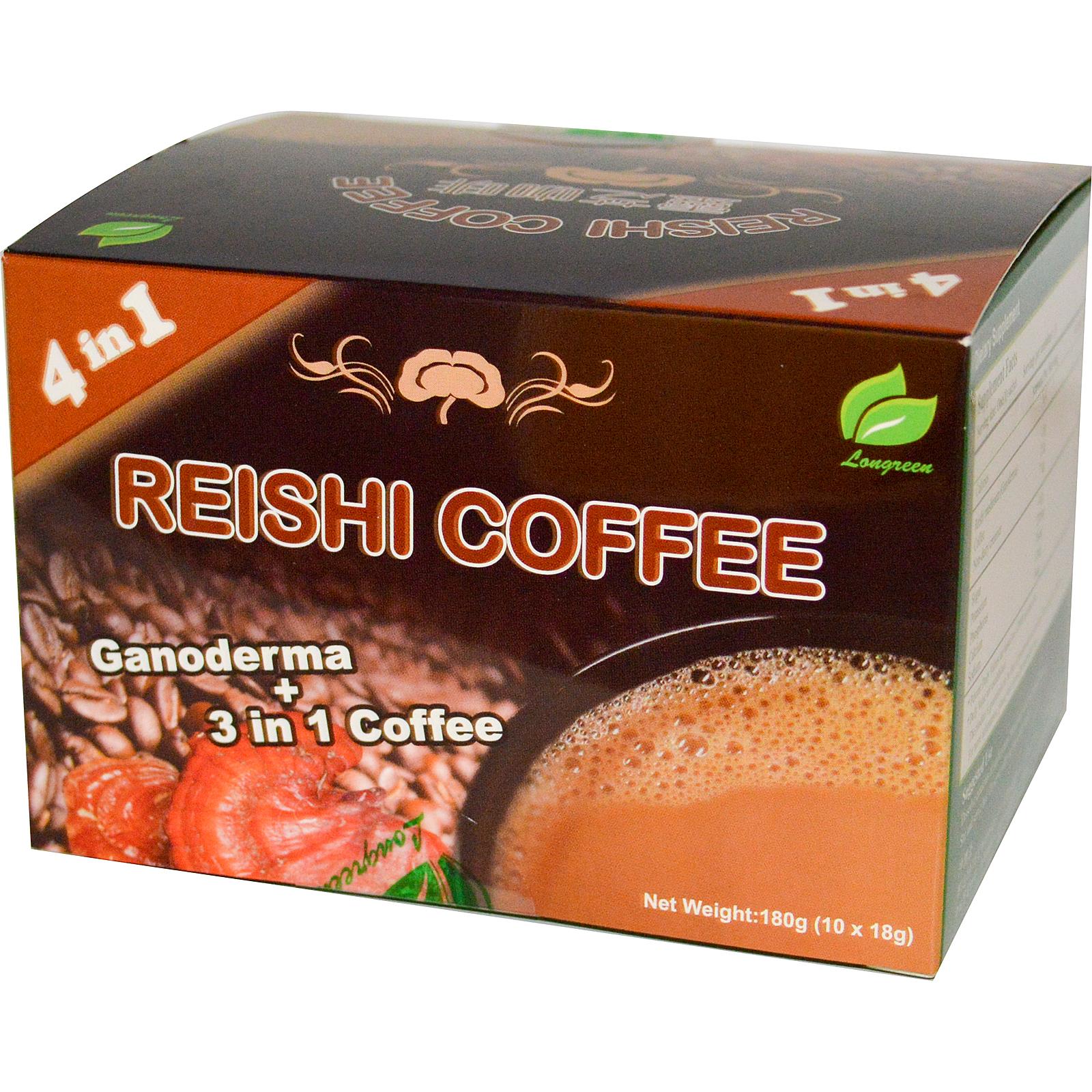 The United States imported Longreen Reishi Coffee Reishi instant Coffee 4 in 1 a long Coffee