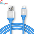CinkeyPro Micro USB Cable Colorful Aluminum 1M Smart Phone Universal Cables Data Charger For Samsung XiaoMi