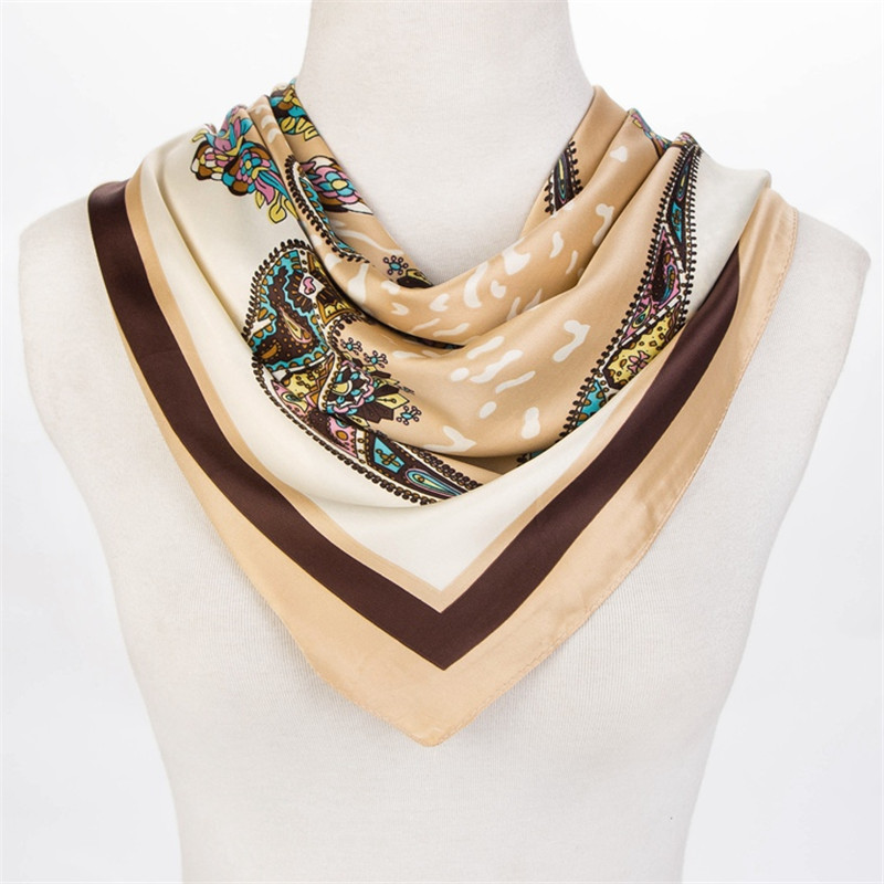Hot sale 2015 new luxury silk scarf women multi purpose scarf women&#39;s bandana cashew magic ...