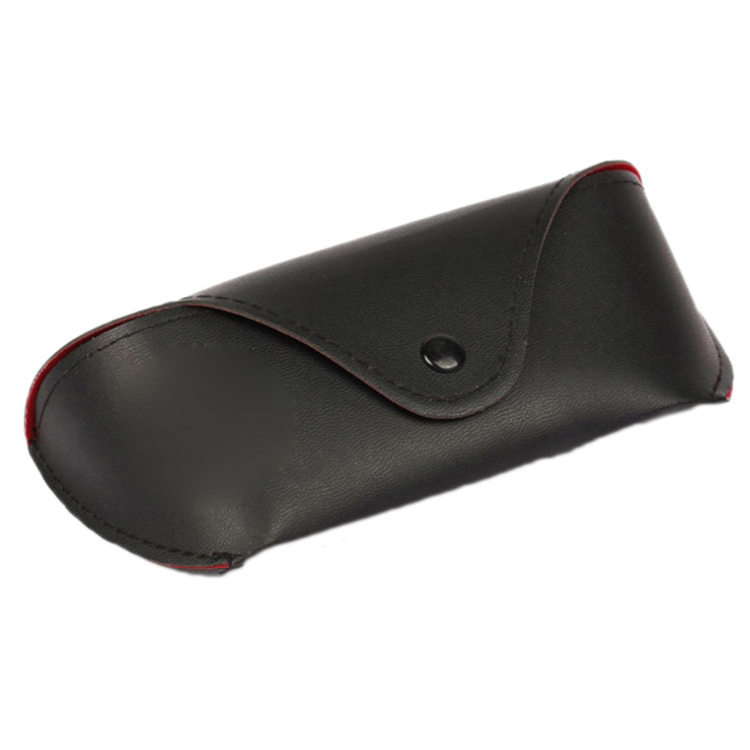 High Quality Trendy PU Leather Material Eyeglass Sunglasses Case Color Black Sunglass Accessories GS 095