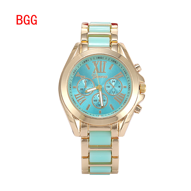 Image of 2015 Luxury Brand Women Watches High Quality Gold Geneva Stainless Steel Casual Quartz Watch Ladies Fashion Wristwatches Clock