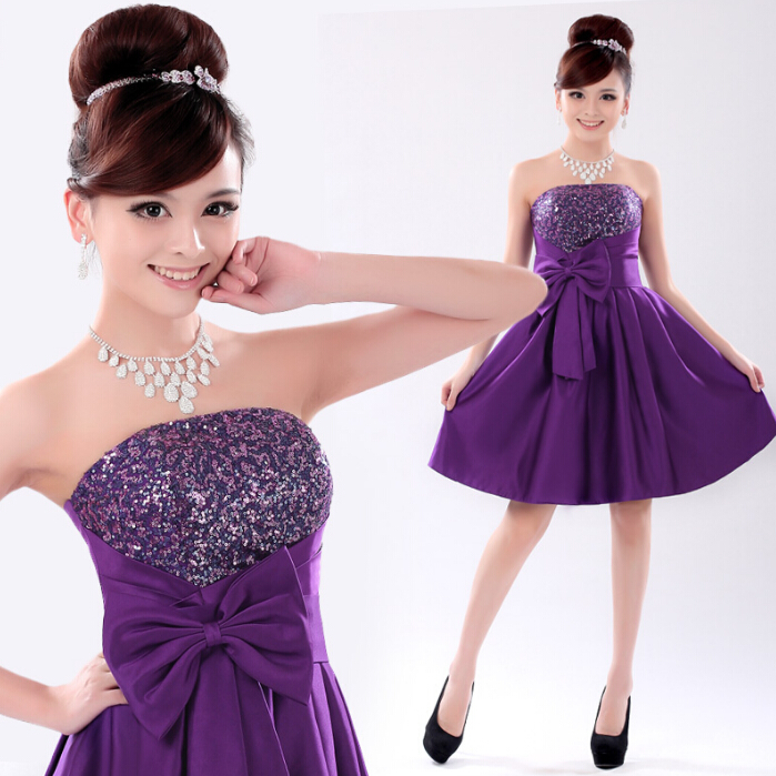 Popular Eggplant Purple Bridesmaid Dresses-Buy Cheap Eggplant Purple ...