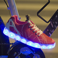 High Quality Led Light Shoes Super Cool Rechargeable 7 Colors Flashing Luminous Shoes For Adults Light