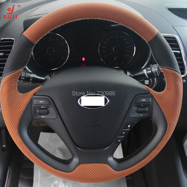 black and orange steering wheel cover xuji black blue orange genuine leather suede steering black and orange steering wheel cover xuji black blue orange genuine leather suede steering
