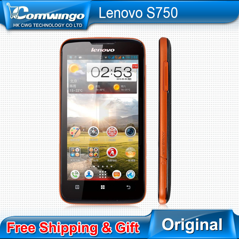 Original Lenovo S750 MTK6589 Quad Core Mobile Phone Android 4 2 1GB RAM 4GB ROM 4