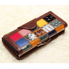 New Brand Designer 100% Genuine Leather Women’s Wallet Luxury Bag Wallets Clutch Purse Phone cases portemonnee