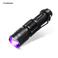 2017 NEW CREE LED UV Flashlight SK68 Purple Violet Light UV 395nm torch Lamp free shipping