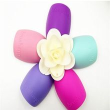 Exclusive 11 Color New Hot Selling Brushegg Silica Glove Makeup Washing Brush Scrubber Board Cosmetic Cleaning