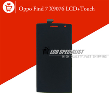 Black New 5” Inch For OPPO Find 7 7a X9007 X9077 LCD Display+Touch Screen Digitizer Glass Sensor Full Assembly Replacement