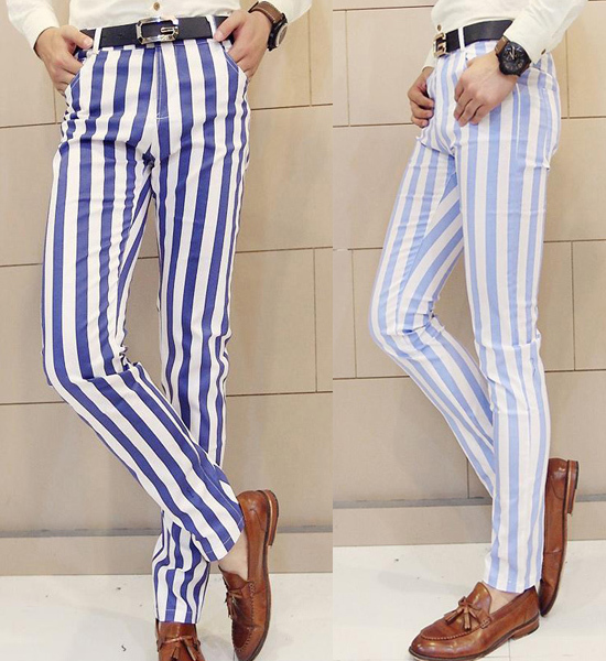 mens striped pants - Pi Pants