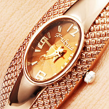 2015 Fashion Luxury Rose Gold Bracelet Quartz Watch Women Dress Watches Ladies Watch Clock Hour montre