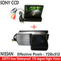 4 3 Inch TFT LCD Auto Car Rear View Mirror Monitor Parking Car HDCamera For Nissan