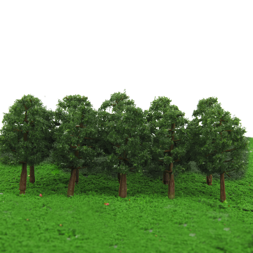 40 Pieces Approx 8.5cm//3.34inch 1//150 Model Road Trees for Model Railroad Scenery Decoration