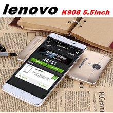 New Arrival Lenovo K908 Android phone 5.5 inch QHD 16.0MP MTK6592 Octa Core 1080*1920 ips 2GB RAM 16GB ROM 3G WCDMA Mobile PHONE