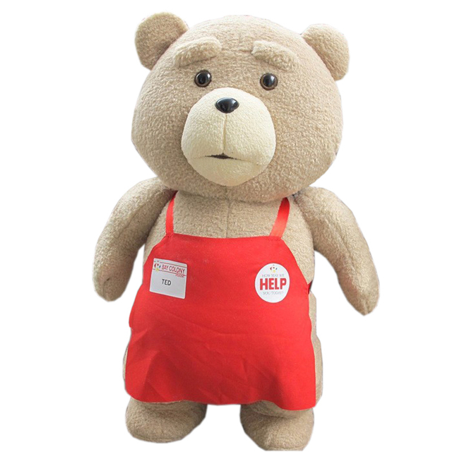 Большой Размер 46 см Оригинальные Teddy Bear Чучела Плюшевые Животные Тед 2 Мягкие Плюшевые Куклы Ребенок Подарок На День Рождения Детские Игрушки