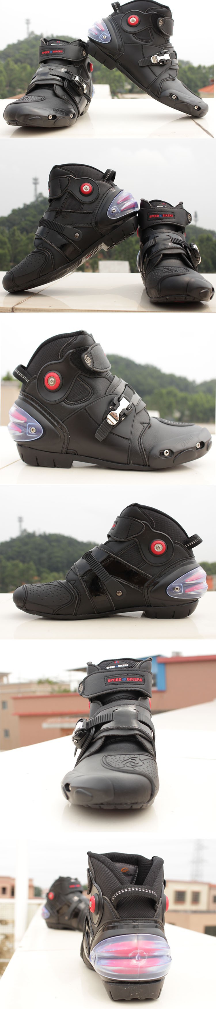 2015 Fire Wheels Motorcycle Boots Pro-biker Racing Boots Road Shoes