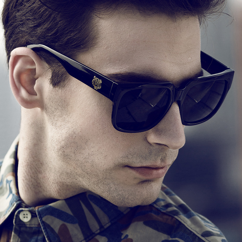 2016 New Original Brand Sunglasses Men Glasses Fashion Shades Male Black Eyewear Women Points sun Ou