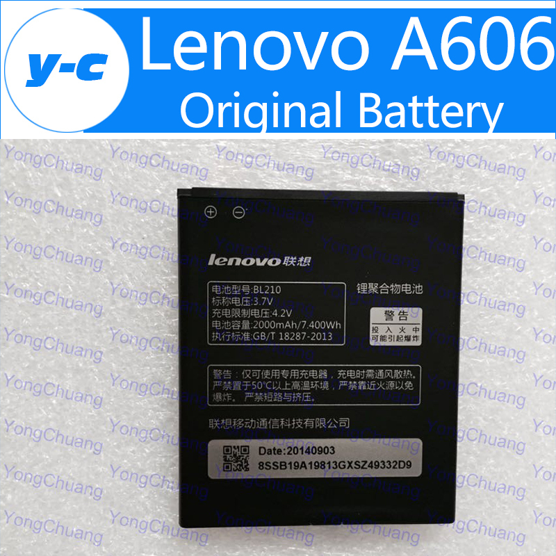 Lenovo A606 Battery 100 New Original BL210 2000mAh Battery For Lenovo A536 Smartphone In Stock 