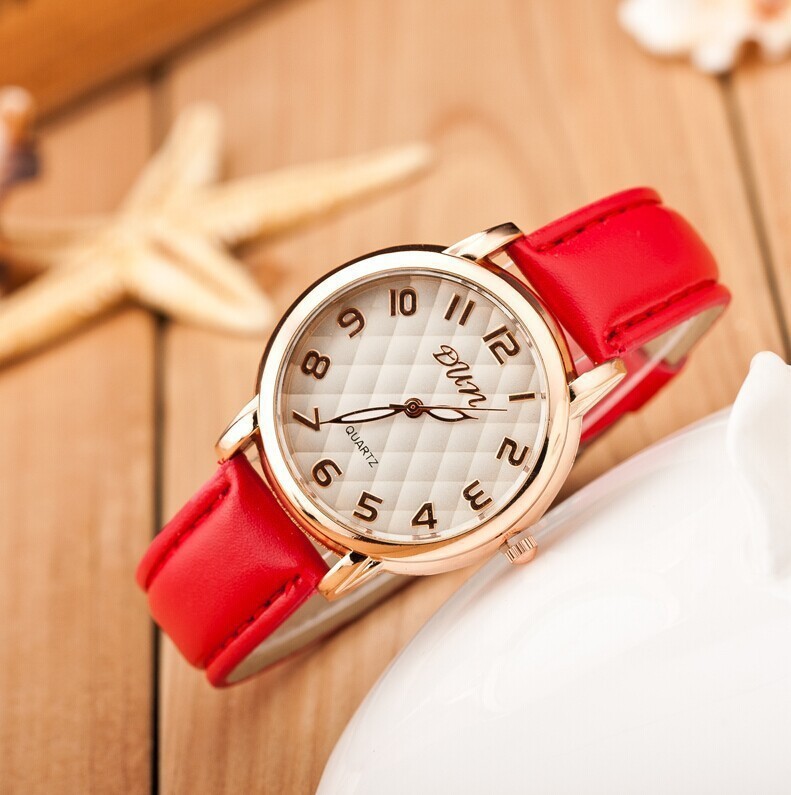 Image of Elegant Luxury Women Watch 2015 Fashion Generous Leather Quartz Watch Ladies Dress Casual Wristwatch Relogio Feminino Clock Hot
