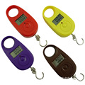 25kg x 5g Mini Electronic Digital Hanging Luggage Scale pocket Portable LCD Weight Weighing Scale Yellow