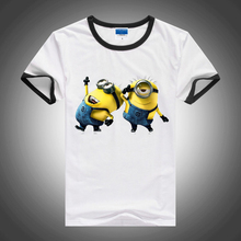 Hot Summer style clothing Despicable Me Minions T shirt for girls and boys T shirt Children