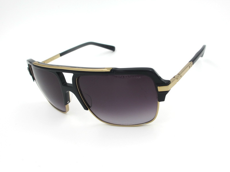 NEW DITA MACH FOUR SUNGLASSES Gold BLACK Dita Mach Four Dita Sunglasses