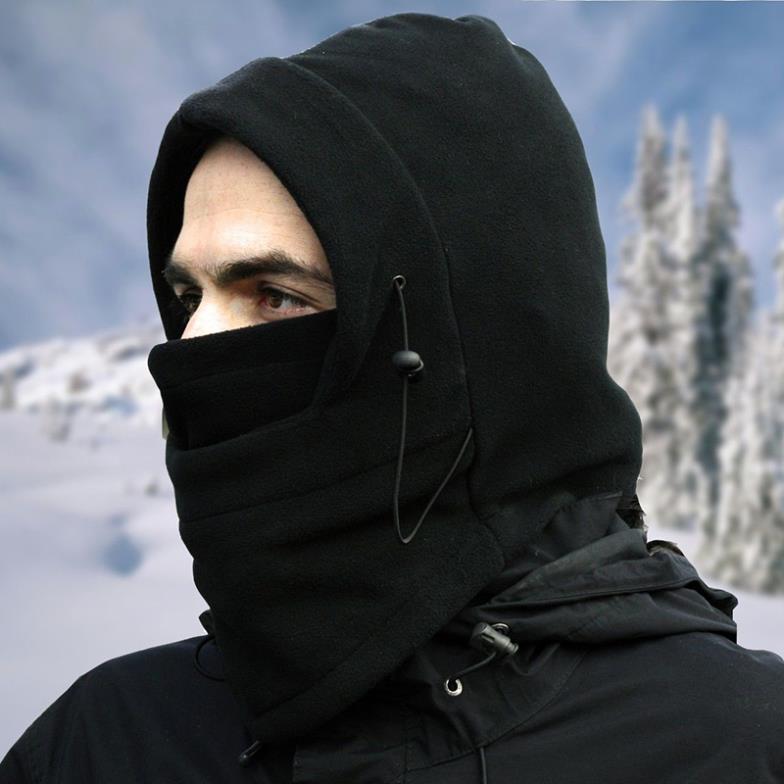 Hot Sale Thermal Fleece Balaclava Hood Police Swat Ski Bike Wind Winter Stopper Face Mask HW01006