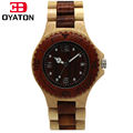 Analogue Luxury Wooden Watch for Women Newest Quartz Watch Maple Walnut Wood Wrist Watch for Girls