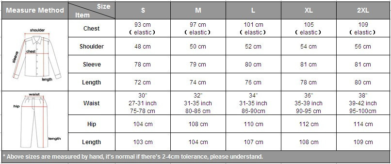 Crye Precision Size Chart