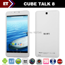 Cube U27gt talk 8 3G quad core Tablet PC 8 inch IPS 1280×800 Phone Call MTK8382 1.3GHz Android 4.4 1GB RAM 8GB WCDMA Bluetooth
