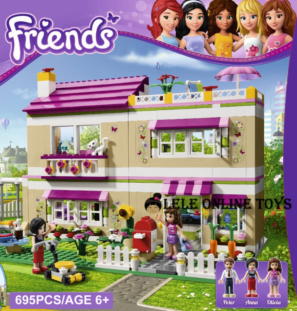 Aliexpress.com : Buy Super Large 695pc Building Blocks Set Compatible with lego Friends Series