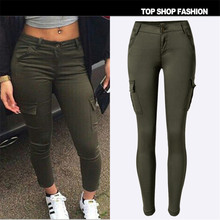2016 New Fashion Women Long Pants Colourful Pencil Pants Cotton elastic fabric pants Women’s Slim Trousers Free Shipping
