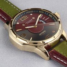 Julius Brand Relogio calendar gentleman Leather strap Man fashion quartz casual Dress Korea Ladies Male Wrist Watch WRISTWATCH