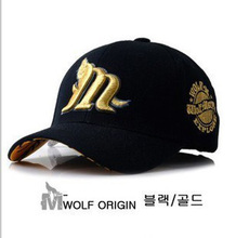 6 COLOR Men Wolf Letter Cotton Hats Caps Adjustable Bone Baseball Caps Casual Snapback Women Hairwear