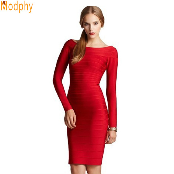 Women autumn-summer long sleeve bandage dress Evening Dress 2013 Celebrity Sexy club party casual Drop Ship Low Price Hot HL1306