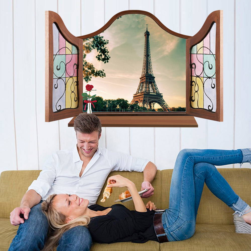 Ingrosso di alta qualità parigi wallpaper da grossisti parigi ... Stencil per pareti grandi mattoni