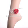 wholesale Retro white lace flowers anklet bracelets many design for choose